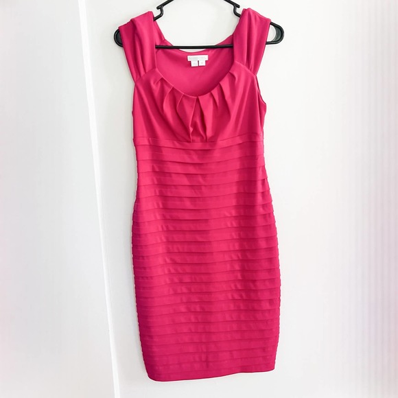 London Times Pink Bodycon Dress - Picture 1 of 8